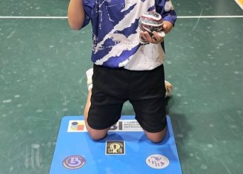 Bruno Rodríguez, el joven de Funes que se consagró campeón provincial de bochas en tiro de precisión