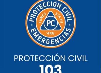 La lluvia comenzó sobre la zona y provocó una caída drástica de la térmica, que bajó siete grados en una hora