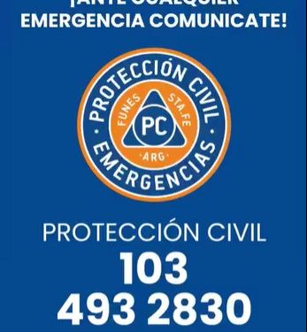 La lluvia comenzó sobre la zona y provocó una caída drástica de la térmica, que bajó siete grados en una hora