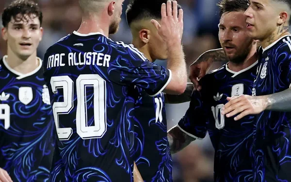 La Selección Argentina goleó a Zambia en el cierre de la fecha FIFA