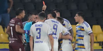 Santiago Ascacíbar se expone a más de un partido de suspensión en la Copa Libertadores