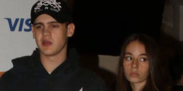 Bautista Vicuña presentó en público a su novia en el estreno de «Secreto en la montaña»