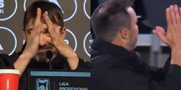 «Disculpas»: Chacho Coudet aclaró sus gestos a la tribuna durante la derrota de River