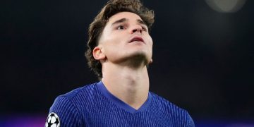Cómo está Julián Álvarez tras ser reemplazado por Simeone en la semifinal de la Champions