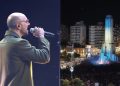 Abel Pintos cantó ante unas 350.000 personas en el Monumento a la Bandera de Rosario