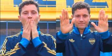 Entre lágrimas: Ander Herrera cerró su etapa en Boca con una emotiva despedida