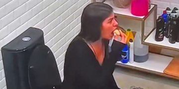 El video viral de Luana Fernández en Gran Hermano: fue captada comiendo a escondidas en el baño
