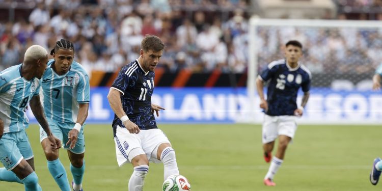 La Selección Argentina cumplió y le ganó 2 a 0 a Honduras en Texas: debutaron tres juveniles