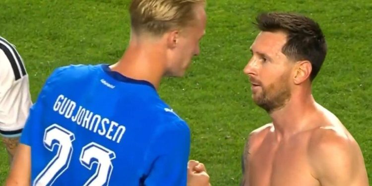 La inesperada charla entre Lionel Messi y el hijo de un ex compañero tras el amistoso con Islandia