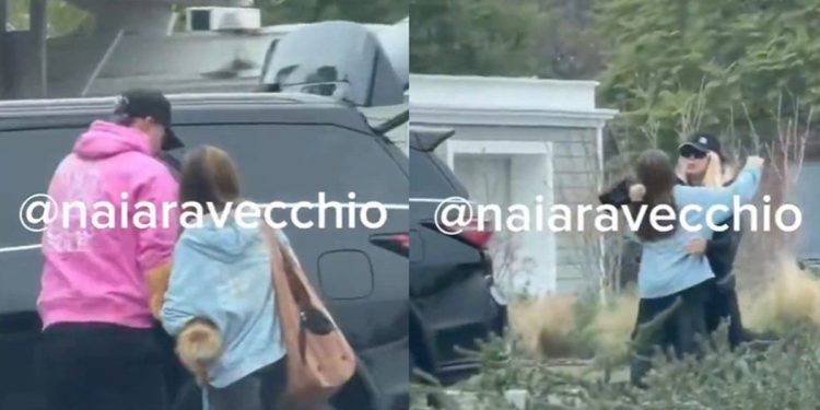 Mauro Icardi y Wanda Nara, cara a cara de nuevo: así fue el reencuentro por sus hijas