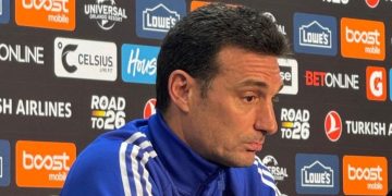 «Estamos dolidos»: Lionel Scaloni habló de Indio Solari en la primera conferencia de prensa en Estados Unidos