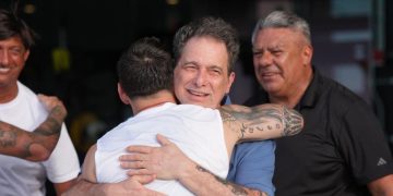 Andrés Calamaro visitó a la Selección Argentina y musicalizó la última práctica antes de los 16avos de final