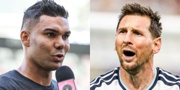 Casemiro sorprendió al hablar de Messi: «Es uno de los dioses, si no el Dios del fútbol»
