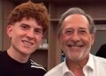 La visita del Colo Barco a Guillermo Francella con un regalo especial: los detalles