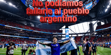 El mensaje de Lisandro Martínez sobre la bandera de Malvinas: «No podíamos fallarle al pueblo argentino»