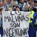 El audio del hincha que ingresó al estadio la bandera sobre Malvinas: «Sacrifiquémosla»