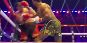 Boxeo: el domeledor nocaut de Anthony Joshua a Kristian Prenga en Arabia Saudita