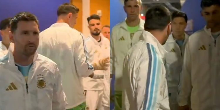 Filtran el video completo de la caminata de la Selección Argentina tras la arenga de Lionel Messi: qué pasó