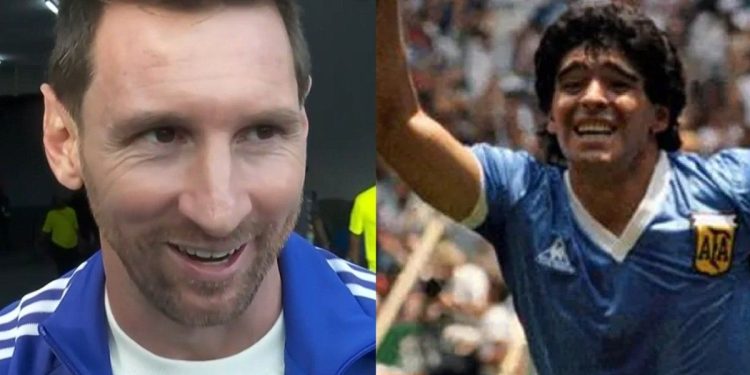 Lionel Messi recordó a Diego Maradona tras vencer a los ingleses: «Es un regalo para el Diego»