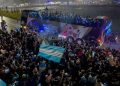 Una multitud recibió a la Selección Argentina en su regreso al país tras el Mundial 2026