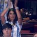 Antonela Roccuzzo dejó ver su ansiedad en la dramática clasificación de la Selección Argentina