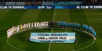 El reconocimiento de los clubes de Primera a la Selección Argentina: «Gracias por hacernos felices»