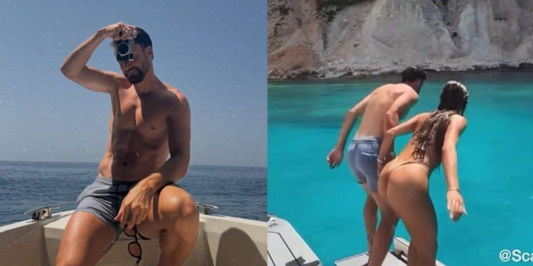 El video de Nicolás Tagliafico y su esposa que se hizo viral: mimos y una imprudente mordida