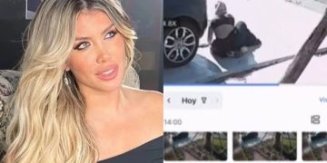 La caída de Wanda Nara en su casa del country que quedó registrada en las cámaras de seguridad