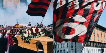 Emocionante último adiós: Milan despidió a Franco Baresi con una ceremonia multitudinaria