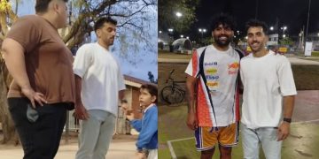 Facundo Campazzo sorprendió al jugar un picado en una plaza de Córdoba y se volvió viral