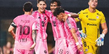 Con doblete y asistencia de Lionel Messi, Inter Miami venció a San Luis por la Leagues Cup 2026
