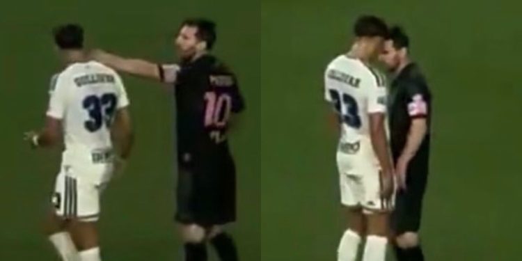 No se vio en TV: el cruce de Lionel Messi con un rival en Philadelphia Union-Inter Miami