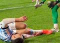 Contenido sensible: Marco Di Césare sufrió una grave lesión en La Paternal y se retiró llorando