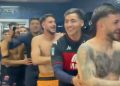 Video: Ian Subiabre participó del picante festejo de Tigre tras ganarle a River