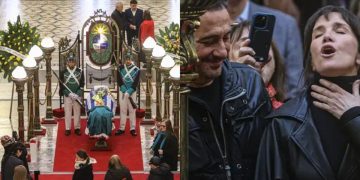 VIDEO: el último adiós a Rubén Rada fue al ritmo de «Muriendo de plena» con Natalia Oreiro y León Gieco