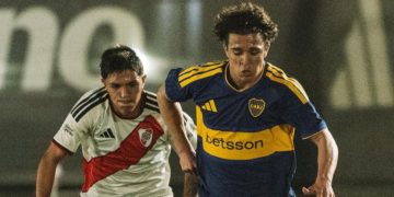Blooper y final electrizante: River y Boca empataron 2-2 en un Superclásico de Reserva
