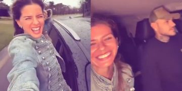 El polémico video de la China Suárez que terminó inhabilitando la licencia de conducir de Mauro Icardi