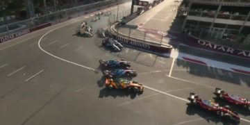 Los Alpine, fuera de carrera: Franco Colapinto y Pierre Gasly chocaron en el GP de Azerbaiyán
