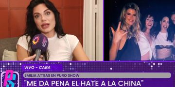 La inesperada reacción de Emilia Attias al hablar de la China Suárez, su excompañera: «Me da pena»
