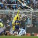 Golazo olímpico de Gastón Lódico para el 1-0 de Racing ante Boca en la Copa Argentina