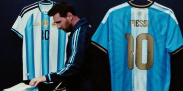 Así será la camiseta que usará Lionel Messi en su despedida de la Selección Argentina
