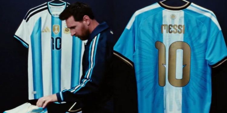 Así será la camiseta que usará Lionel Messi en su despedida de la Selección Argentina