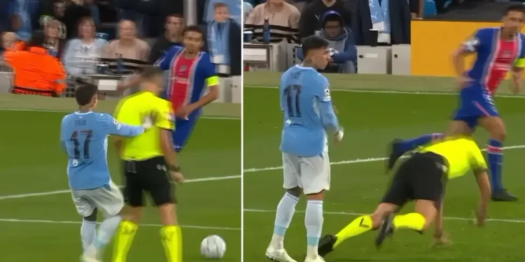 Polémica en la Champions League: ¿Enzo Fernández empujó al árbitro en la derrota ante el PSG?