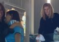 Video: Antonela Roccuzzo y Celia Cuccittini, juntas en la despedida de Lionel Messi