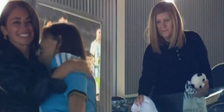 Video: Antonela Roccuzzo y Celia Cuccittini, juntas en la despedida de Lionel Messi