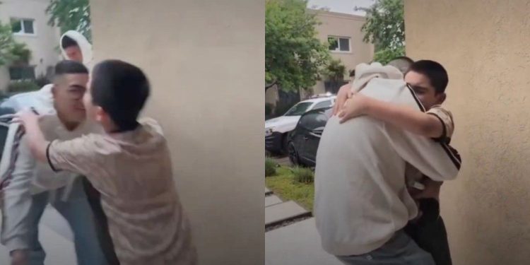 El reencuentro de Callejero Fino con su hijo tras estar un mes detenido: «Perdoname, te amo»