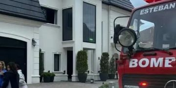 Se incendió la casa de Leandro Paredes en Canning: qué provocó el fuego