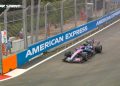 Franco Colapinto abandonó la Sprint del GP Singapur por una falla técnica en su Alpine
