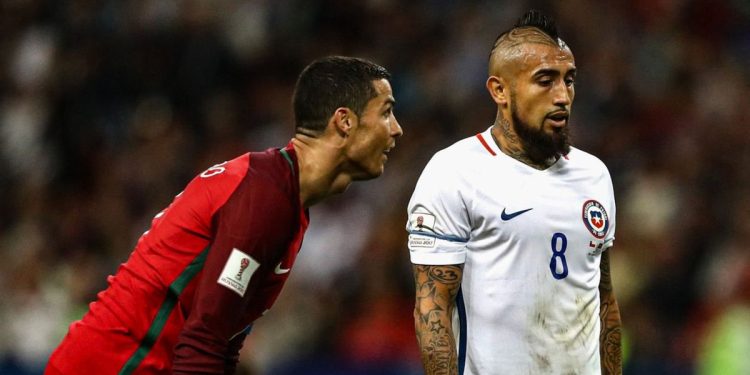 Arturo Vidal defendió a Cristiano Ronaldo y cuestionó al DT de Portugal: «Es una vergüenza»