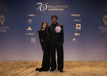 El llamativo look de Inés García y Lamine Yamal en la alfombra roja del Balón de Oro 2026